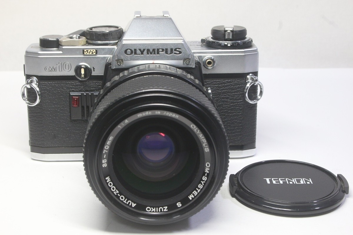 Olympus OM-10 35mm SLR Film Camera + Auto-Zoom 35-70mm F/4