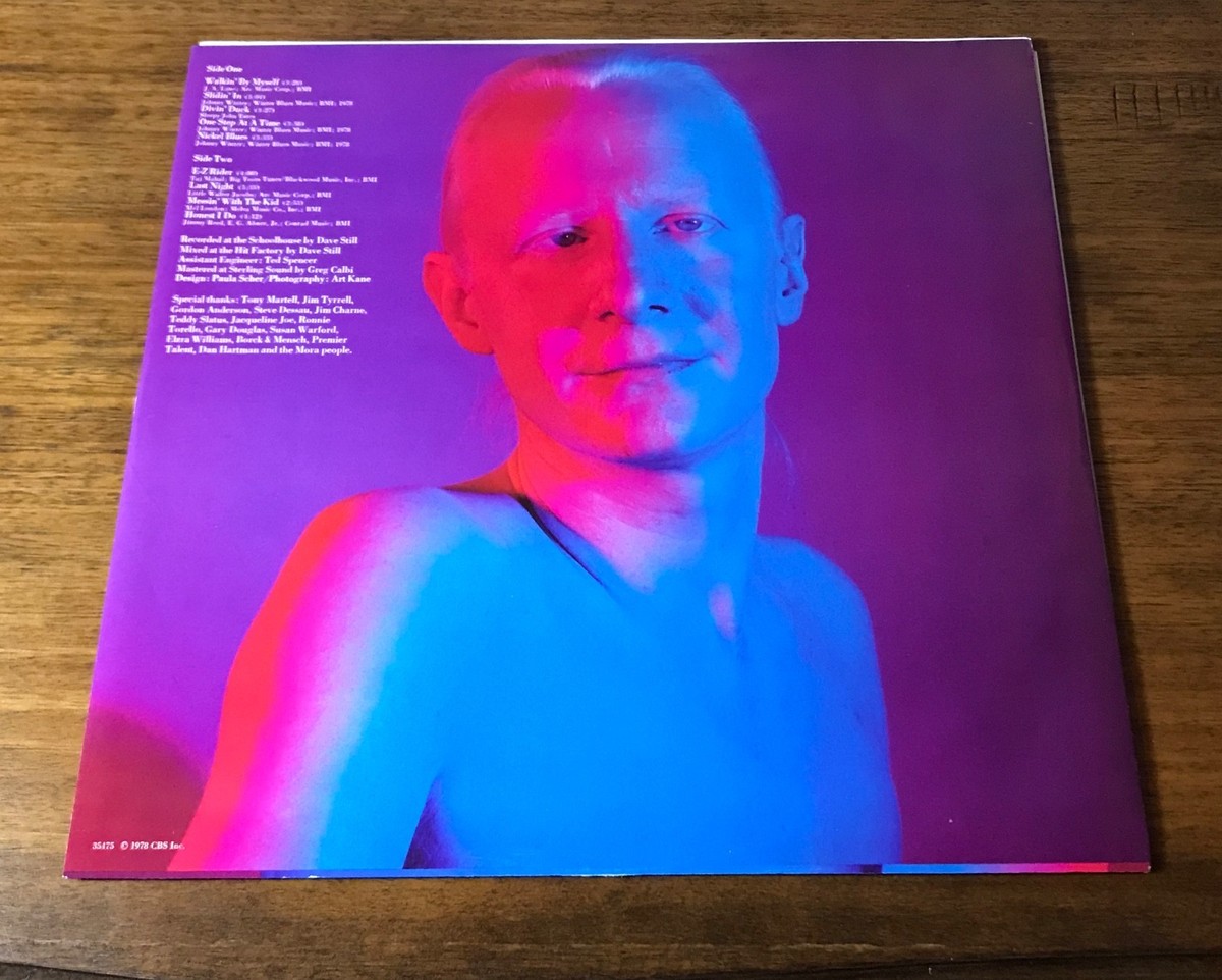 LP】○白プロモ○ JOHNNY WINTER / WHITE， HOT & BLUE US盤 ジョニー 