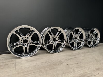 BMW Z8 E52 Felgen Satz 4 Stück, Alu, Styling 59 Doppelspeiche, verchromt