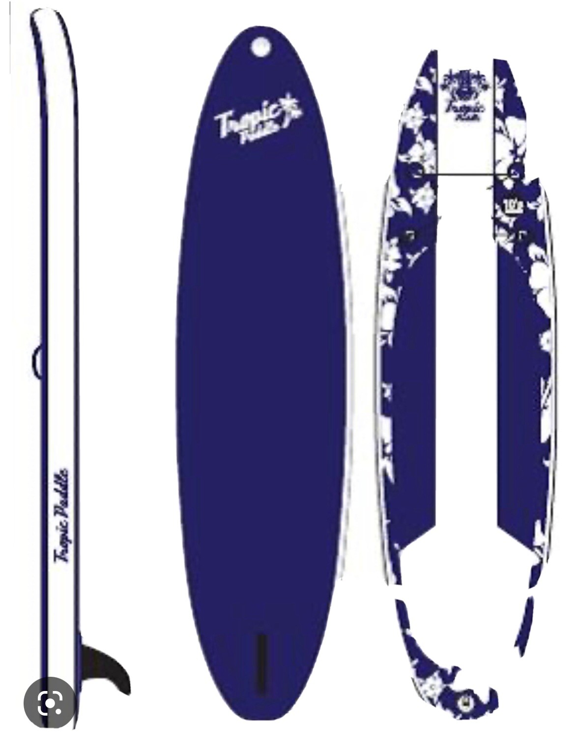 Stand up paddle gonflable 10'6 Azureus avec pagaie et pompe