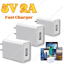 US Plug 5V 2A USB Port Wall Charger 5 Volt 2 Amp AC-DC Power Adapter Converter