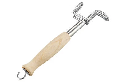 MAXIMEX Teleskop Anzieh Hilfe bis 70cm ausziehbar Helfer Kleidung Arm verlängert