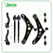 8pcs Complete Front Control Arm Sway Bar Tie Rods For 2000-2004 2005 Toyota Echo
