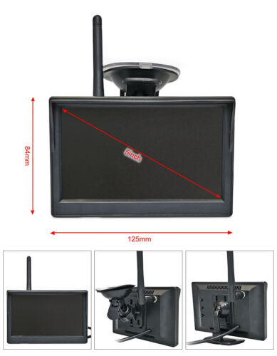 5" Wireless Reversing Camera and Rear View Monitor System for Truck Caravan RVs - Picture 12 of 24
