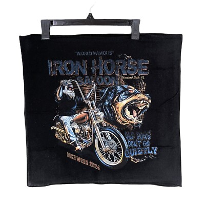 Iron Horse Saloon Handkerchief Bandana Bike Week 2024 Ormond Beach Florida 20''