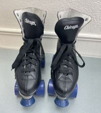 Chicago Rink Roller Skates Mens Size 7 Black Lace Up High