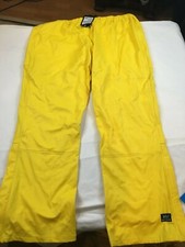 Men's HELLY HANSEN HH Work Wear Water Rain Pent SZ 4XL Yellow