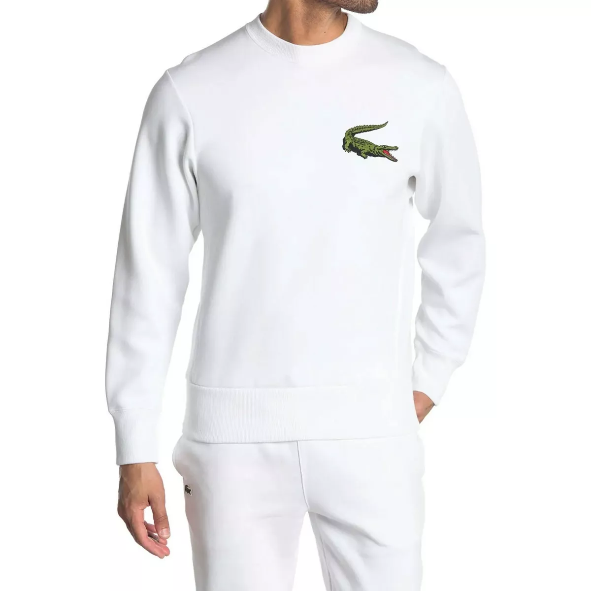 Pull lacoste blanc