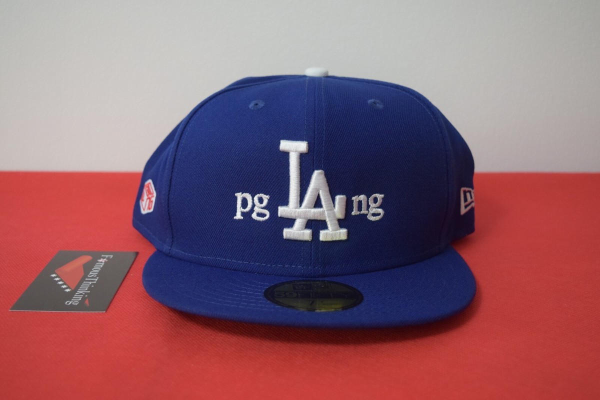 帽子 NEWERA 59FIFTY 7 1/4 Kendrick lamar MLB New Era Los Angeles Dodgers PGLang Kendrick Lamar Hat
