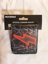 Rocksax AC/DC Lightning All Over Wallet (PWR UP 1) Officially Licensed