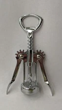 Zinc Alloy Corkscrew Wine Opener Two Arm Design