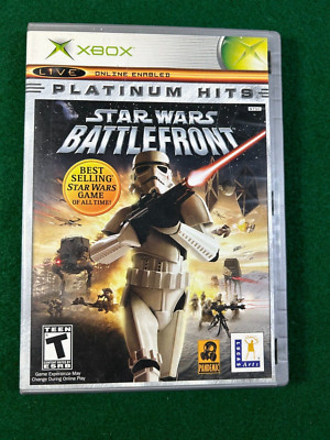 Star Wars: Battlefront Platinum Hits (Microsoft Xbox, 2004) CIB