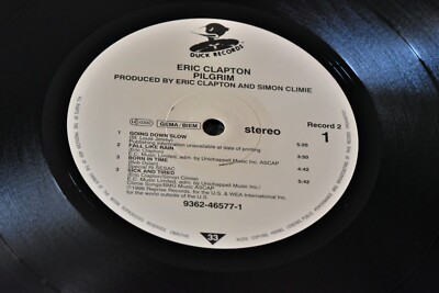 REPRISE RECORDS STEREO ALSDORF GERM ERIC CLAPTON Pilgrim #2LP SET+