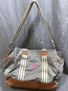 Pottery Barn Kids Gray Classic Diaper Bag R Monogram Ebay