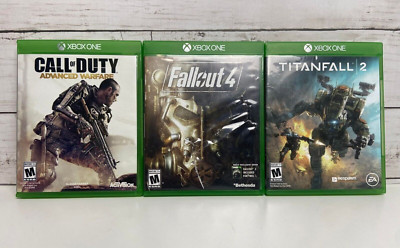 Call of Duty: Advanced Warfare, Fallout 4, and Titanfall 2 (Xbox One) 3 Game Lot