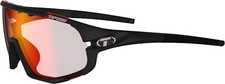 Tifosi Sledge Cycling Sunglasses Men  Matte Black Clarion Red Fototec Lens 