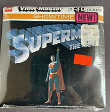 Sealed GAF J78 "Superman The Movie" View-Master 21 3D Picture Reels Packet Rare