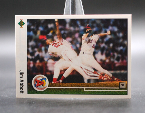 1989 Upper Deck JIM ABBOTT Rookie Card 755 California Angels MINT EBay