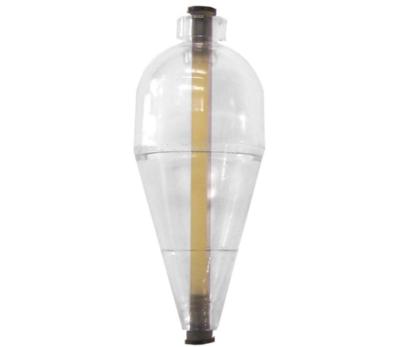 Rainbow Plastics A-Just-A Bubble Clear Fishing Torpedo Float Bobber 3/8 Oz NEW