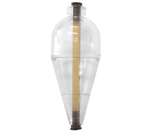 Rainbow Plastics A-Just-A Bubble Clear Fishing Torpedo Float Bobber 3/8 Oz NEW