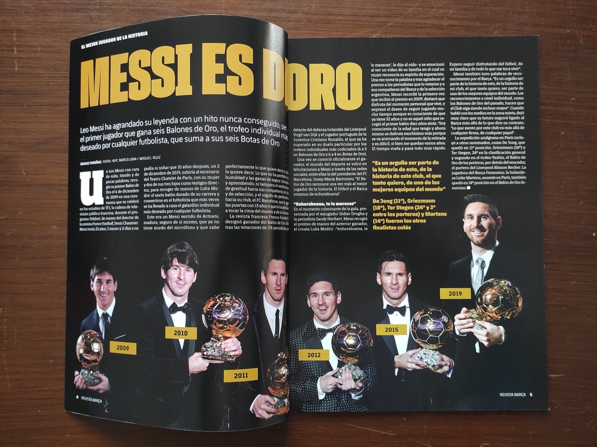 BARÇA Nº102 REVISTA OFICIAL FUTBOL 2019-20 LEO MESSI