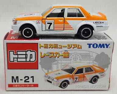 1/60 Mitsubishi Lancer Turbo #7 White x Orange Tomica Museum Race Car Museum M-2