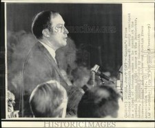 1969 Press Photo Canada's Pierre-Elliott Trudeau speaks at luncheon in is honor.