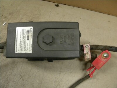 2002 Saturn SL1 SL2 Factory Fuse box fuse and relay center fuses relays