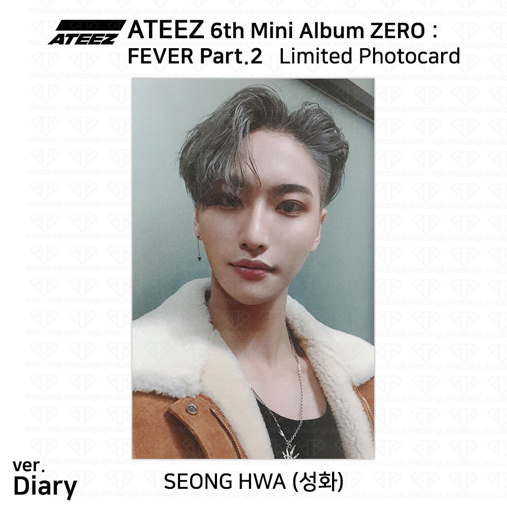 ATEEZ 6th Mini Album Zero Fever Part 2 Official Photocard ATEEZ 6th Mini Album Zero Fever Part 2 Official Photocard