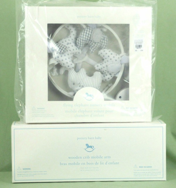 Pottery Barn Baby 909341 26 5 Wooden Crib Mobile Arm Simply White