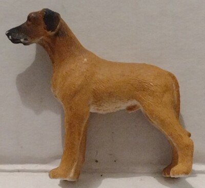 VINTAGE Safari Ltd SCHLEICH PLASTIC GREAT DANE DOG TOY PVC Figure