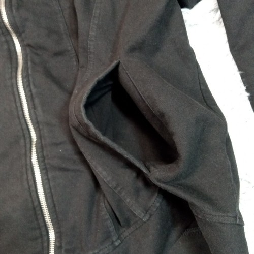 INC Jacket Womens XXL Black Hoodie Gorpcore Moto Casual Active Zip Up Soft - Picture 6 of 11