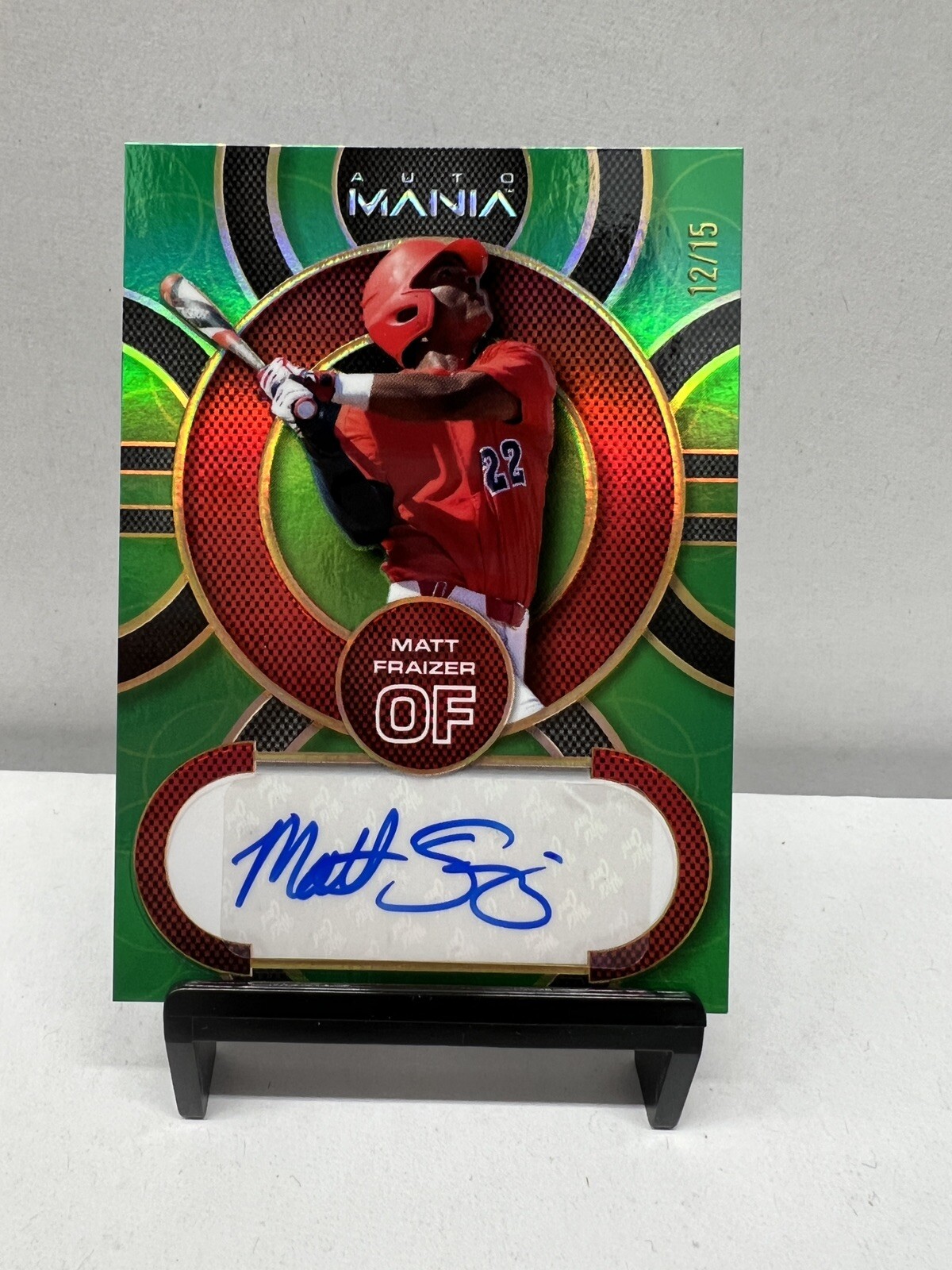 2023 Donruss Auto Mania Matt Frazier #/25 Rookie Card