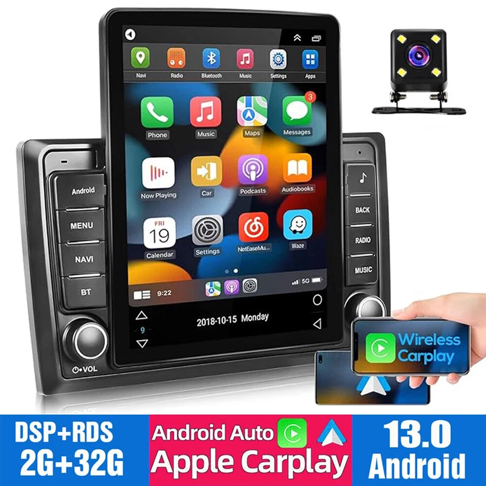 9.7" For Mitsubishi Eclipse 1995-1999 Android 15 Carplay Car Stereo Radio GPS FM Foto 2 de 4