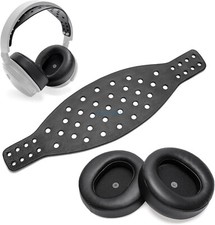 Wide Sheepskin Headband Strap Protein Ear Pads for Audeze Maxwell Headphones