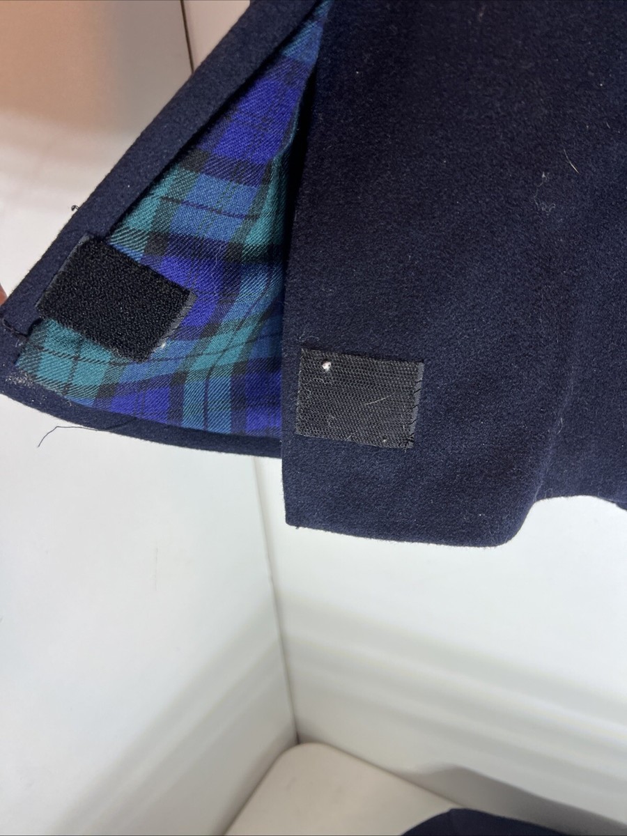 Vintage NYPD PEACOAT Navy Blue Heavy Thick Wool Smith-Gray Police