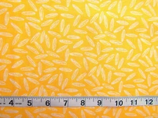 100% Cotton Fabric, Fabri-Quilt "color Program Asst Yellow" Bright Yellow