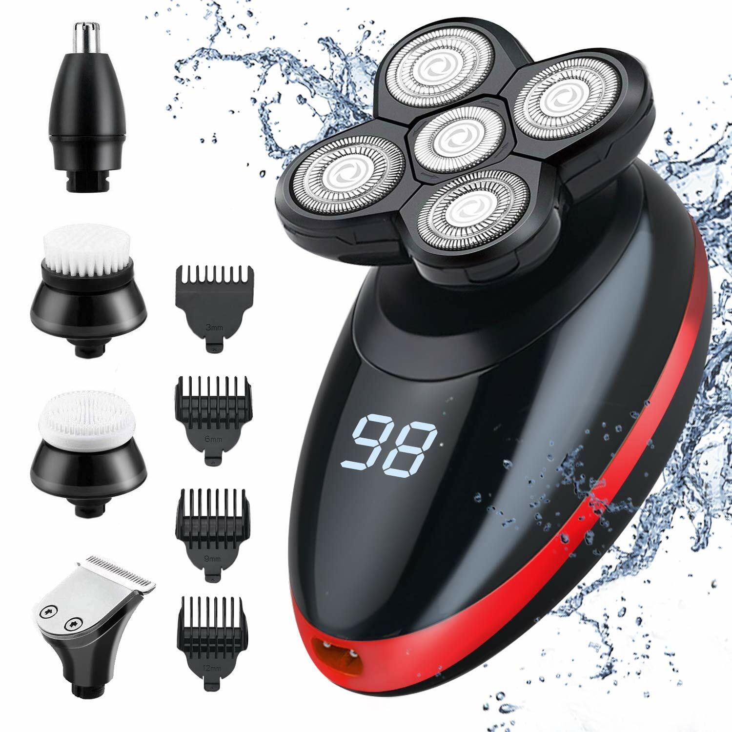 Electric Shaver for Men Grooming Kit with Rotary Shaver Hair
