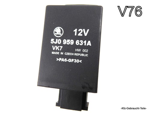 Skoda Fabia II [5J] 1.2 Steuergerät Relais Adapter Adapter für Airbag 5J0959631A