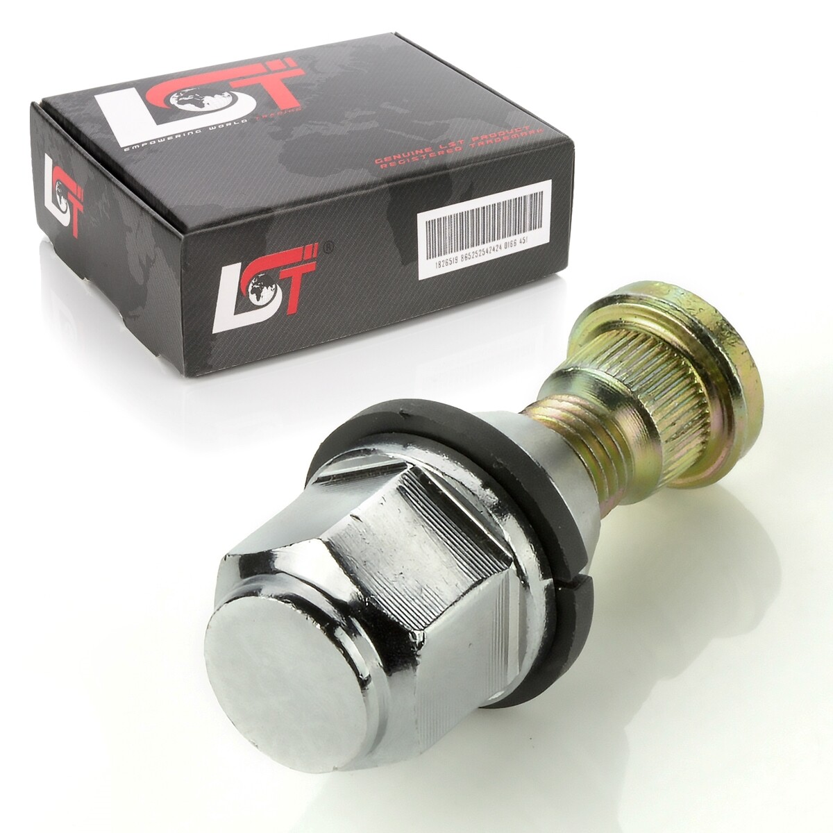 1x Universal Wheel Bolt Knurled Bolt with Wheel Nut - M12x1.5 x 47mm *NEW*