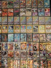 Pokemon Card Lot 100 TCG Cards  ULTRA RARE VMAX GX EX VSTAR OR V  10 HOLOS
