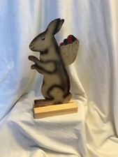 Hase Osterhase alt  Aufsteller Sperrholz H 25cm Ostern OS26