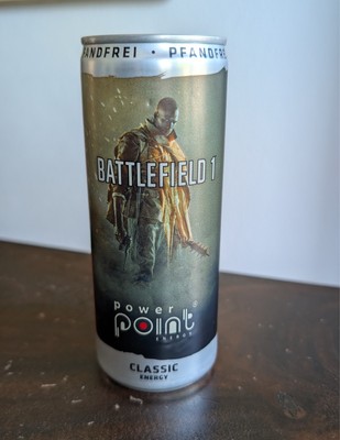Battlefield 1 - Power Point Classic Energy Drink - Ungeöffnet von 2016 - 250 ml