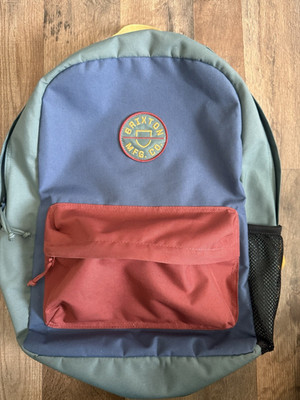 Brixton Crest Backpack Joe Blue/Brick 