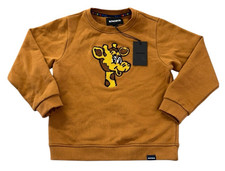 NEW Bonobos x Toys R Us Geoffrey LS Crewneck Sweatshirt Brown Kids Size 8 NWT