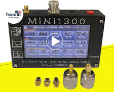 Upgraded Mini1300 Antenna Analyzer 0.1Mhz 1300Mhz with SMA Calibration Kits Vect