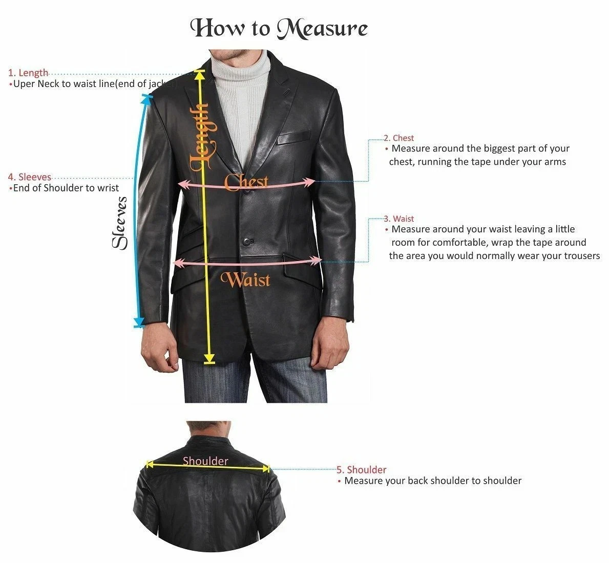 Men's Black Crocodile Embossed Real Leather Blazer Two Button Jacket Luxury Coat - product detail image 5