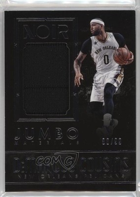 2016-17 Panini Noir Jumbo Materials 80/99 DeMarcus Cousins #10 04m8