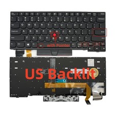 New Original Lenovo Thinkpad X280 A285 X390 X395 Keyboard US Backlit 01YP200