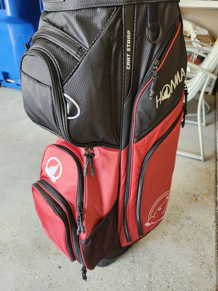 Bolsa de golf de lujo Honma tamaño mediano CB2125 con soporte Foto 3 de 4